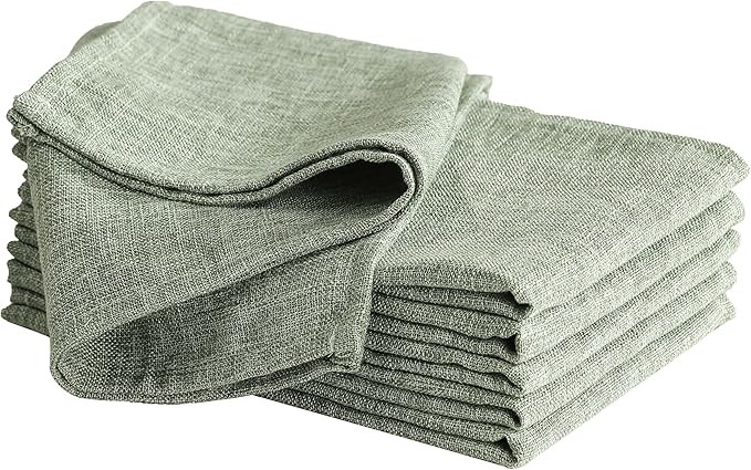 Laura Ashley Harper Luxuriously Smooth Fabric Napkins for Formal or Casual Dining, Holiday, Banqu... | Amazon (US)