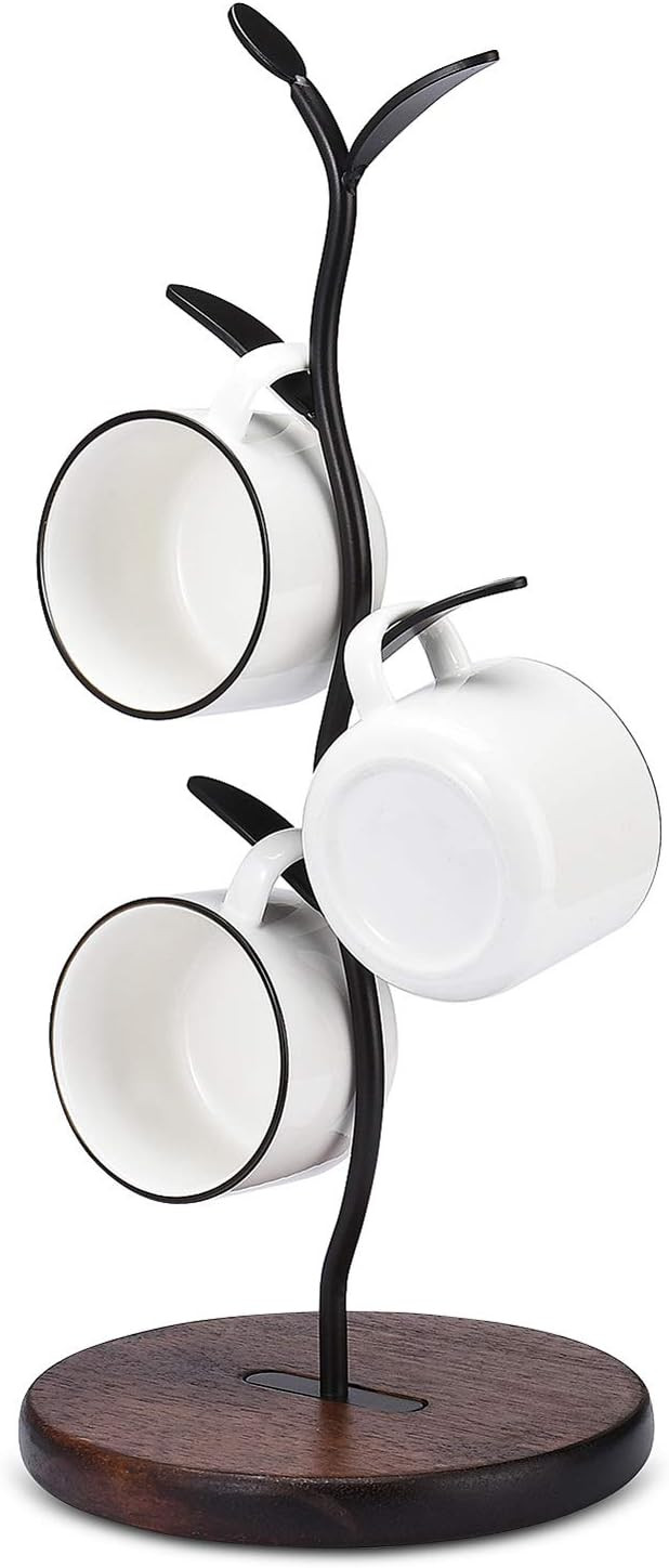 ALLCENER Mug Holder, Countertop Mug Tree, Coffee Mugs & Tea Cup Storage Rack, Coffee Counter Bar ... | Amazon (US)