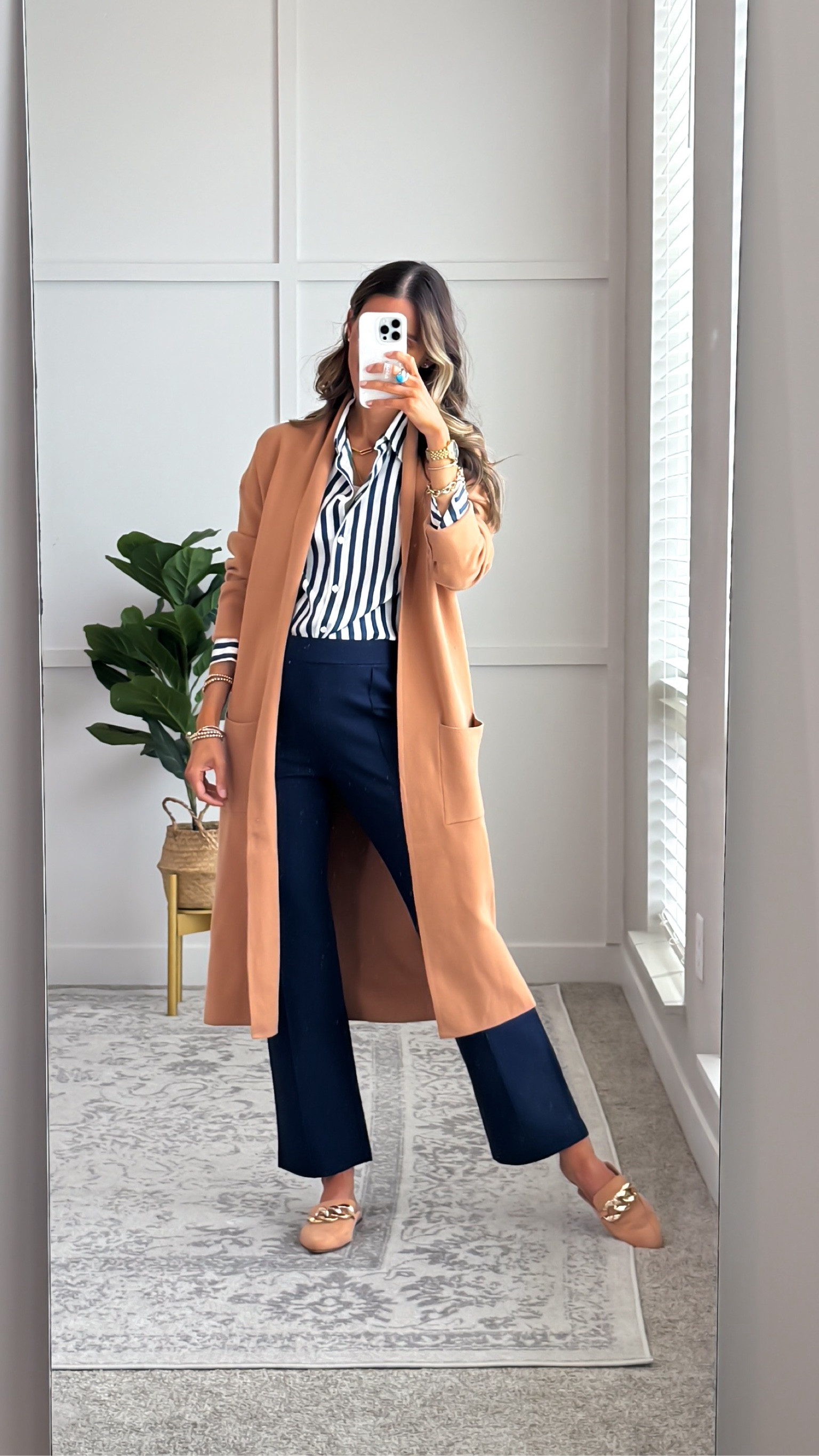 Workwear pants are stretchy and run big, suggest sizing down. Bump friendly, non maternity 

#LTKFallSale #LTKStyleTip #LTKWorkwear