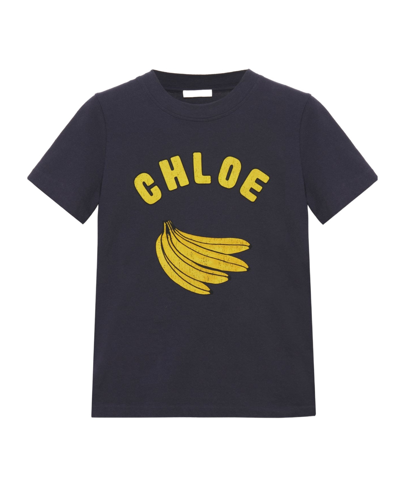 Chloé Banana Printed Crewneck T-Shirt | Senser US