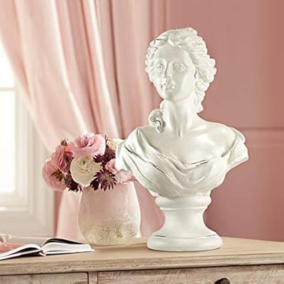Kensington Hill Classic Roman 16" High White Female Bust Statue | Amazon (US)