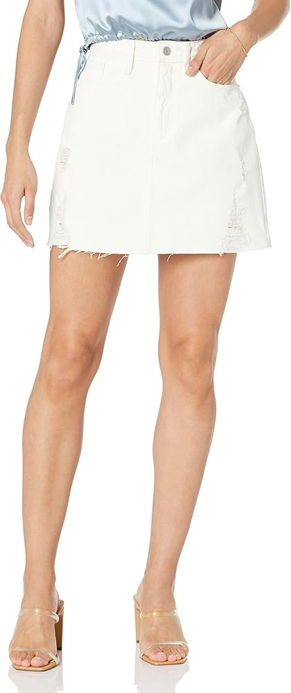 The Drop Women's Ansh Distressed Denim Mini Skirt | Amazon (US)
