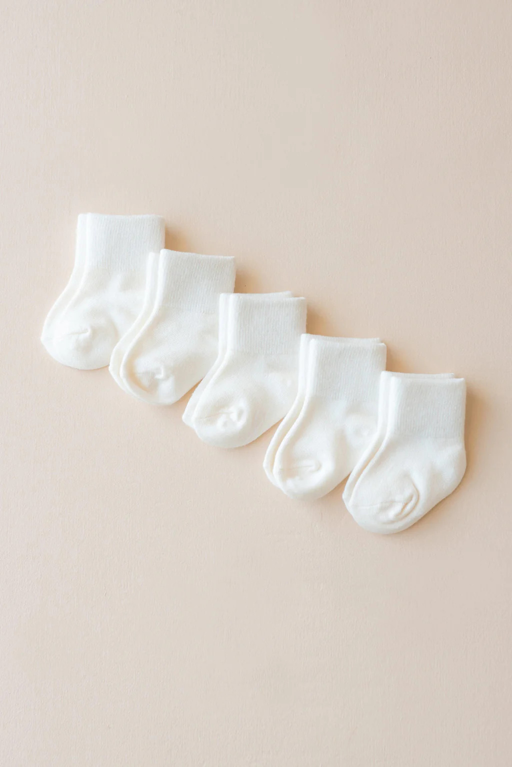 Quarter Socks Combo 5-Pack in Cloud | Kyte Baby