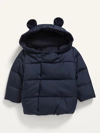 Unisex Frost-Free Hooded Puffer Jacket for Baby | Old Navy (US)