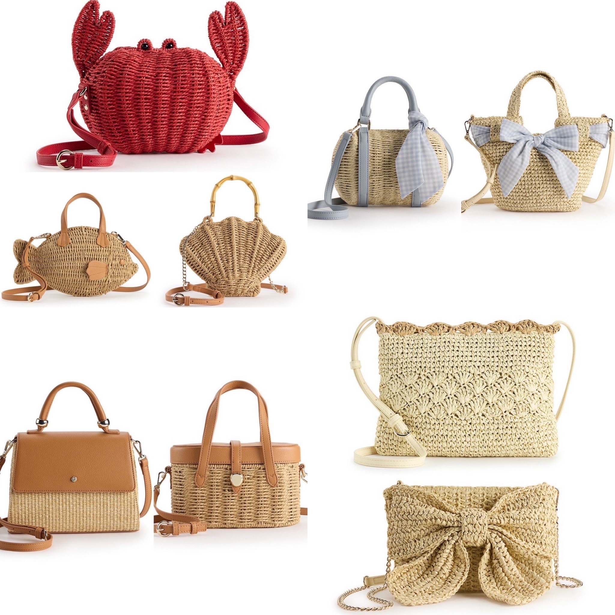 The cutest summer bags from kohls!