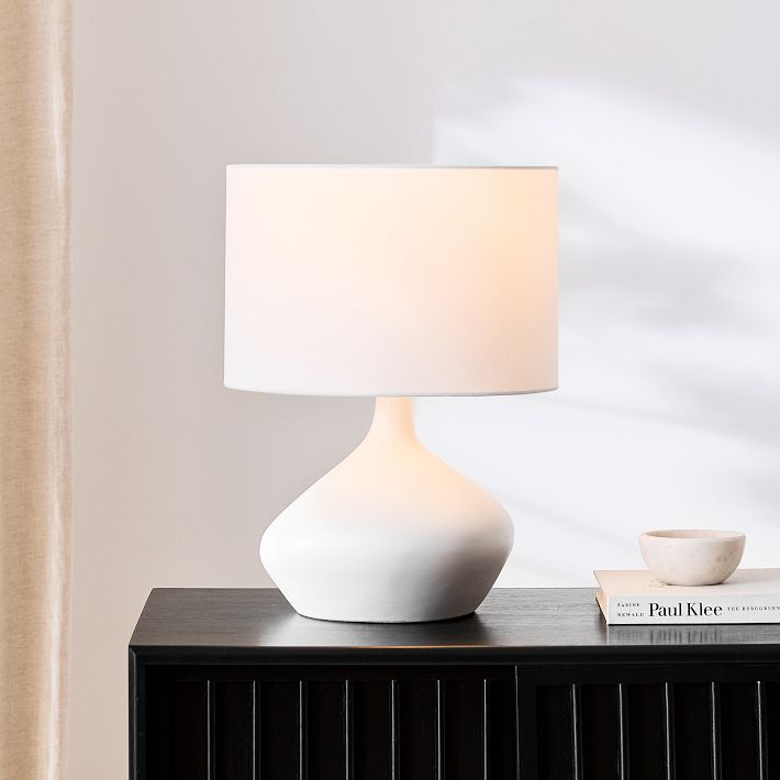 Asymmetry Ceramic Table Lamp (19") | West Elm (US)