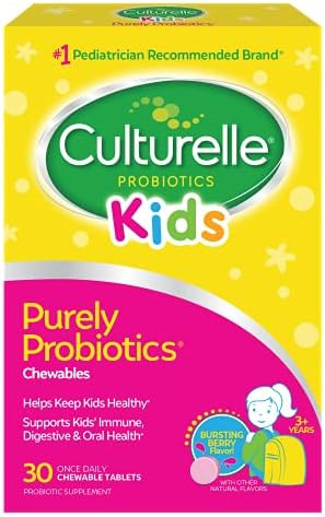Culturelle Kids Chewable Daily Probiotic for Kids - Natural Berry - Supports Immune, Digestive, a... | Amazon (US)
