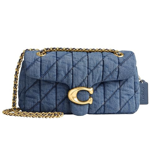Coach Women's Quilted Denim Tabby Shoulder Bag 26, Indigo | Amazon (US)