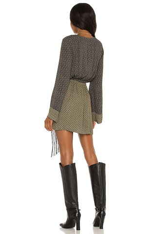 House of Harlow 1960 x REVOLVE Giovanna Mini Dress in Geo Multi from Revolve.com | Revolve Clothing (Global)