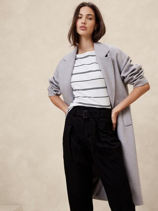 Ribbed Relaxed Top | Banana Republic Factory