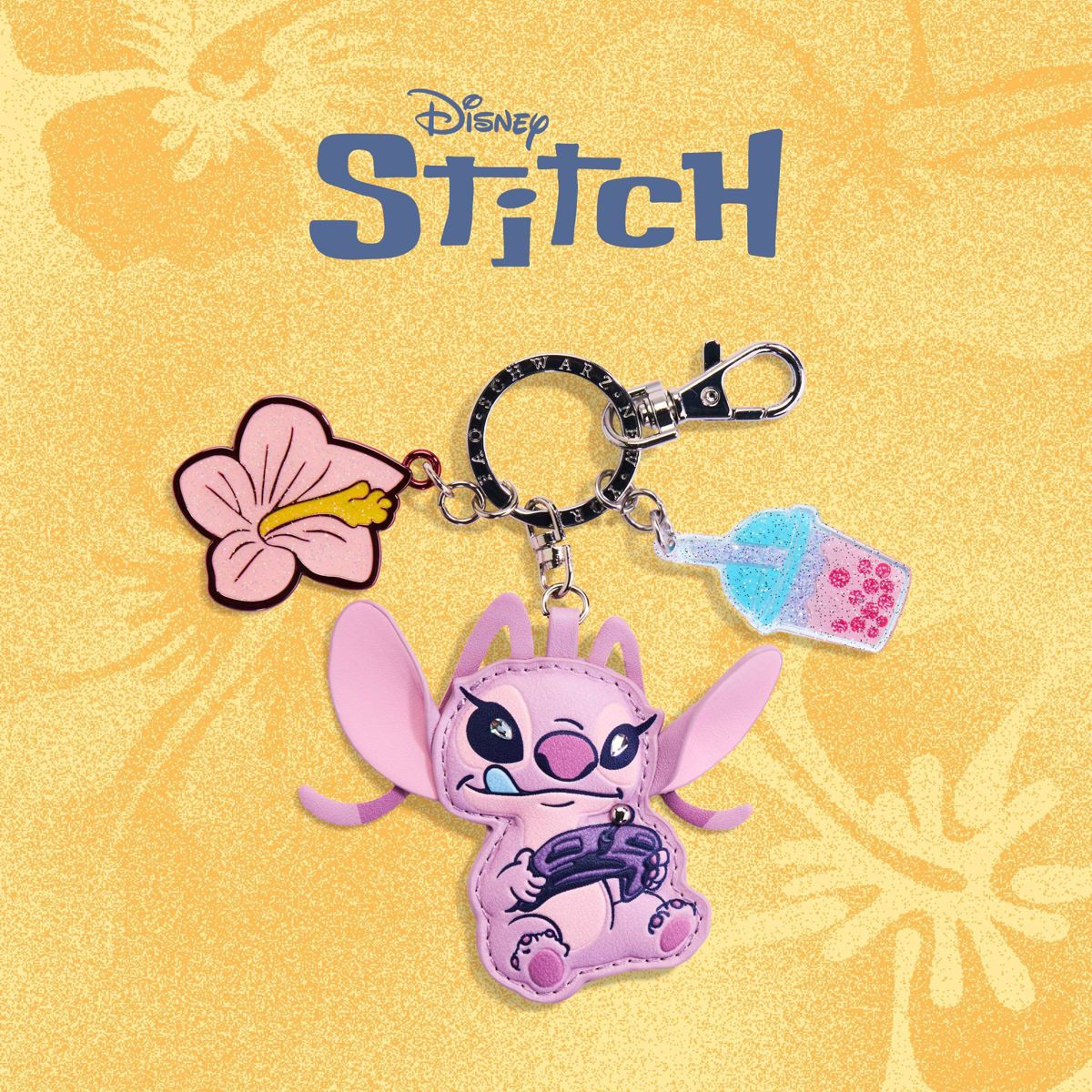 FAO Schwarz Bag Charms Leather Lilo and Stitch Gamer Angel | Target