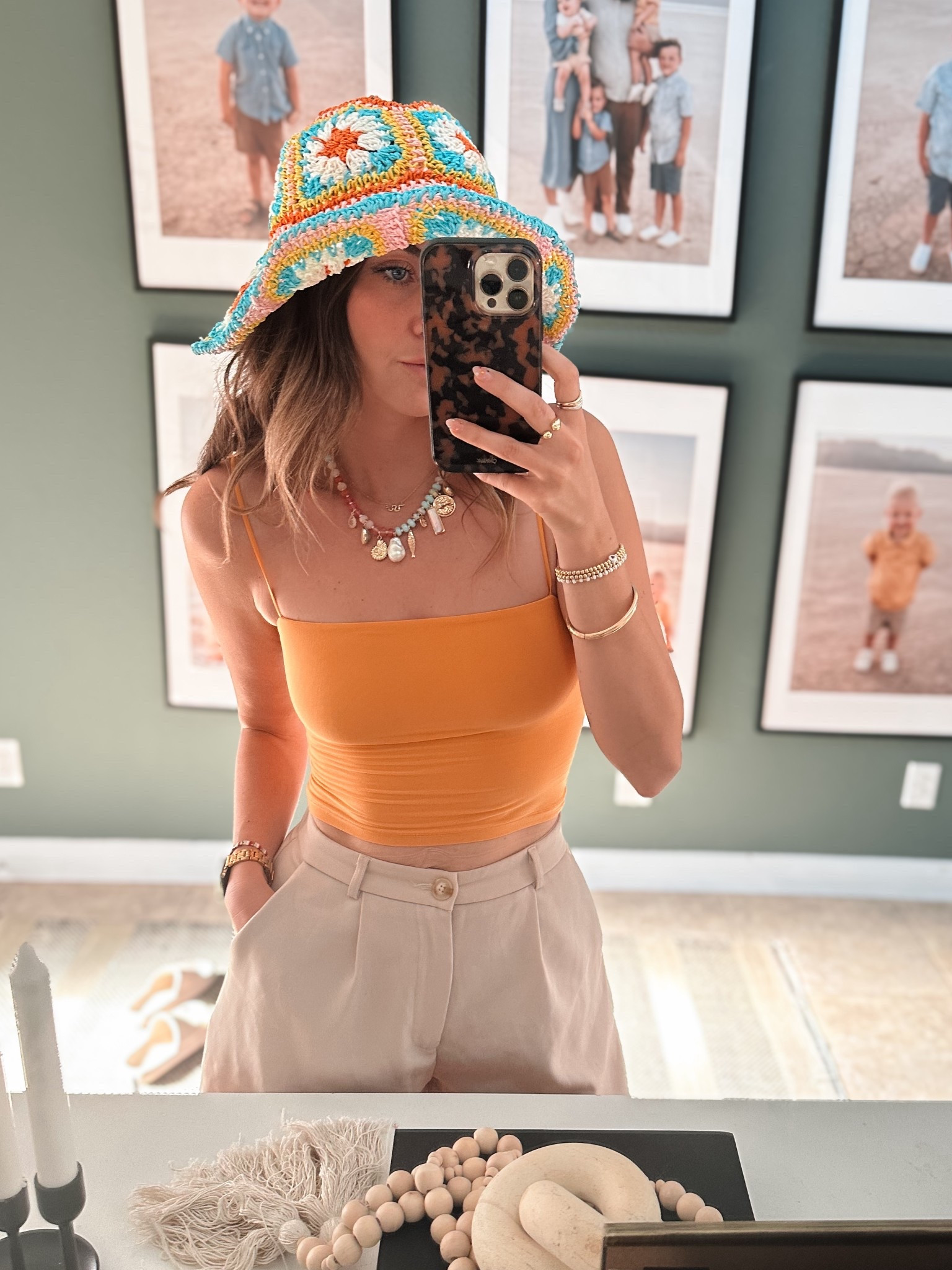 Summer hat vibes ☀️top: medium shorts: mediumm necklace from tjmaxx 

#LTKFindsUnder50 #LTKSwim