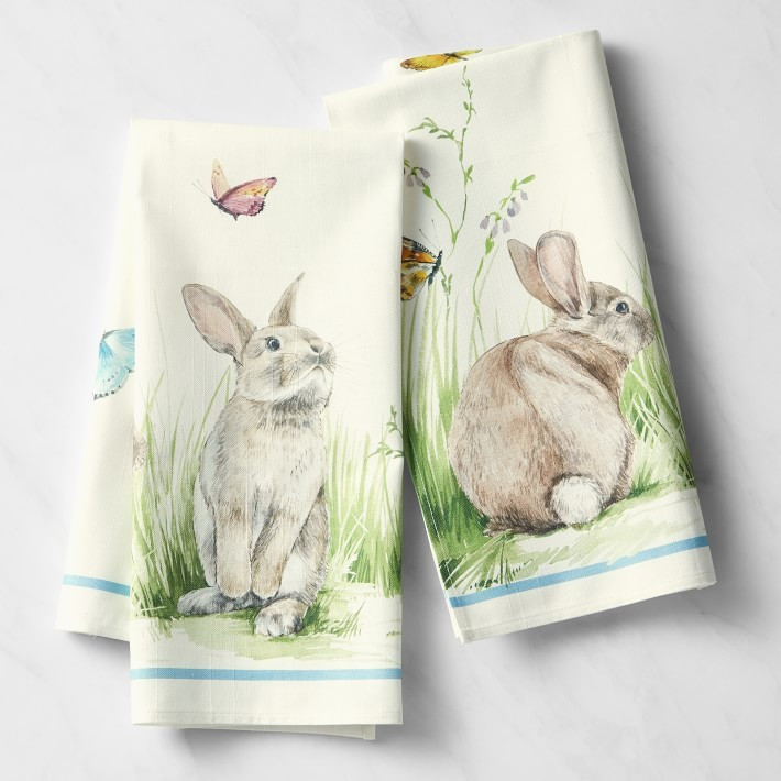 Floral Meadow Towels, Set of 2 | Williams-Sonoma