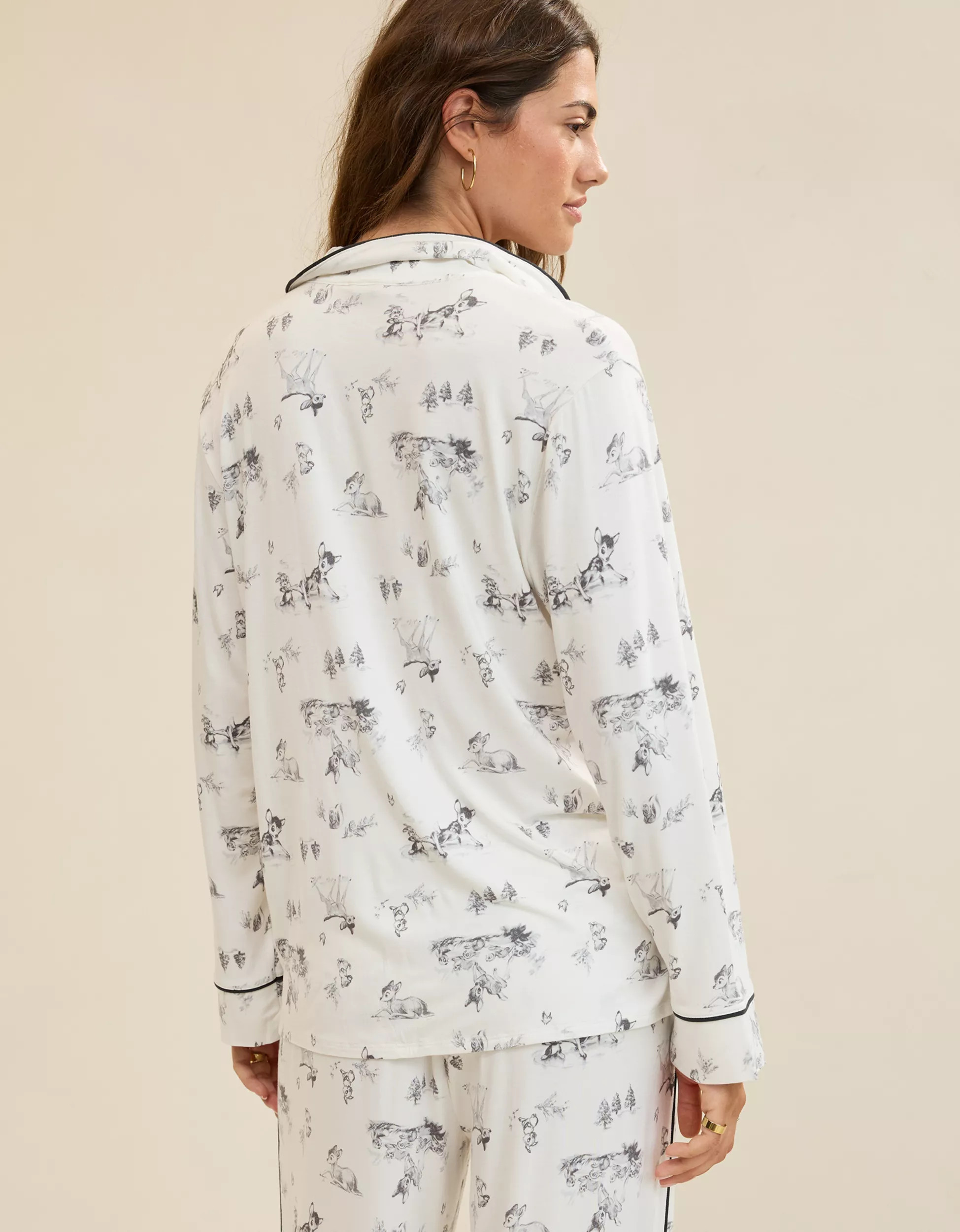 Aerie Bambi Real Soft® Piping Pajama Shirt | American Eagle Outfitters (US & CA)