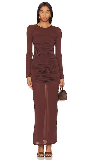 Alma Dress in Brown | Revolve Clothing (Global)
