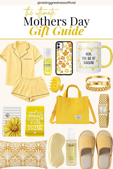 Explore the sunniest gifts for extraordinary moms with our Ultimate Mother's Day Gift Guide in Yellow! 🌼 From vibrant accessories to cheerful home decor, these gifts radiate warmth and joy. Whether it's a pop of color for her wardrobe or a sunny addition to her living space, show her she's the light of your life. Brighten her day with these delightful yellow-inspired gifts and make this Mother's Day unforgettable! 💛✨ #MothersDayGiftGuide #YellowEdition #BrightenHerDay

#LTKGiftGuide #LTKbaby #LTKSeasonal