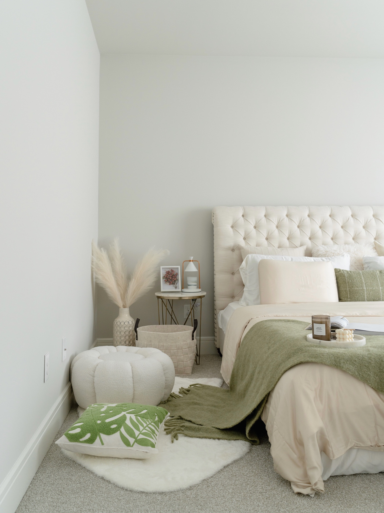 Cream Beige Green Bedroom softness blend. Target and HM home finds on a budget  

#LTKFind #LTKhome