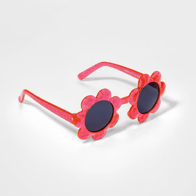 Toddler Girls' Flower Sunglasses - Cat & Jack™ Purple One Size | Target