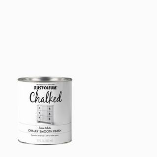 Rust-Oleum 30 Ounce Linen White Ultra Matte Interior Chalk Paint 301497 - The Home Depot | The Home Depot