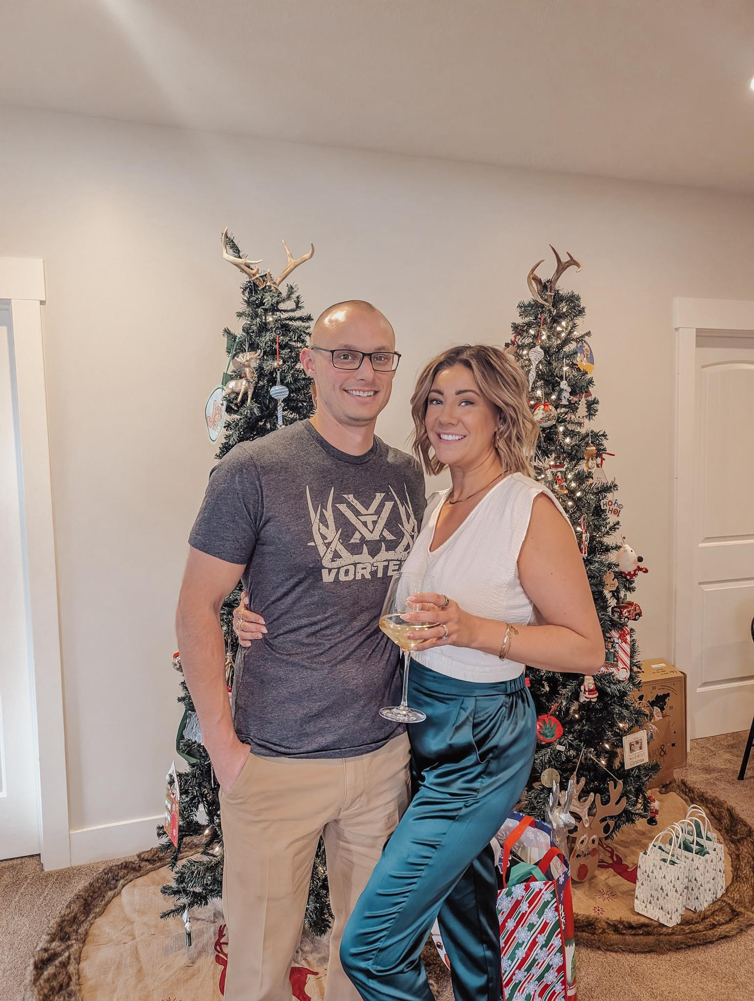 These satin pants are a staple in my wardrobe. I have worn to work and I have dressed them up for events and holidays! Wearing a L 

 #LTKHoliday #LTKMidsize #LTKTall