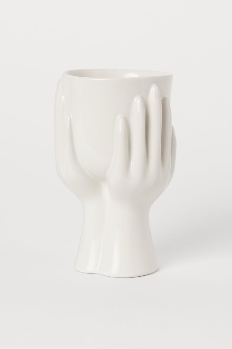 H & M - Stoneware Vase - White | H&M (US)