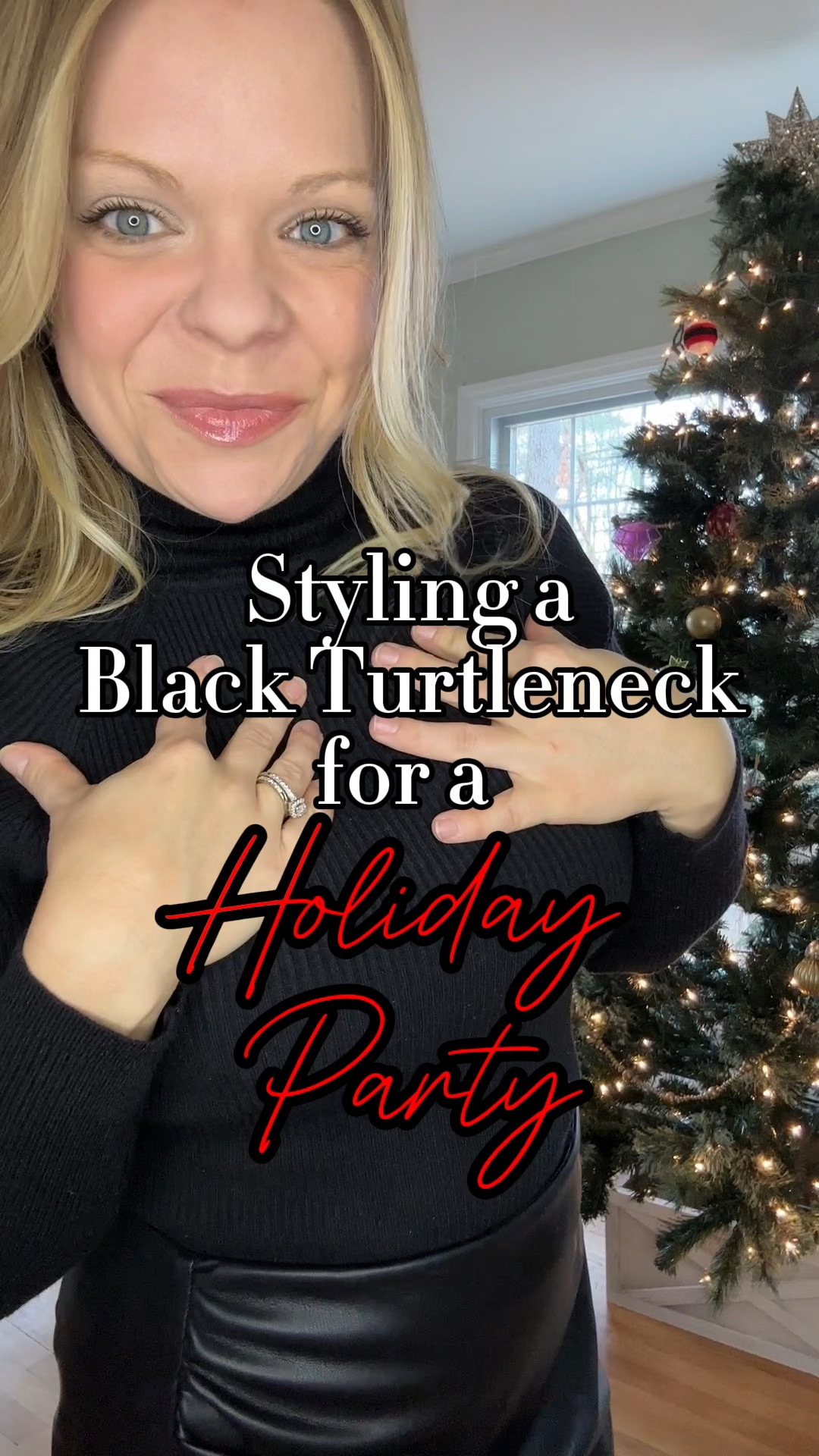 Wrap me up, I’m ready to party! 🌲🎅 🎁 



This Reoria cropped Turtleneck is great for all winter and holiday styles looks! The cropped style makes it perfect for high waisted skirts and pants and the ribbed material is super flattering! I have linked the turtleneck below along with some similar items for the faux leather mini skirt, black tights and loafers! 

#LTKHoliday #LTKSeasonal #LTKVideo