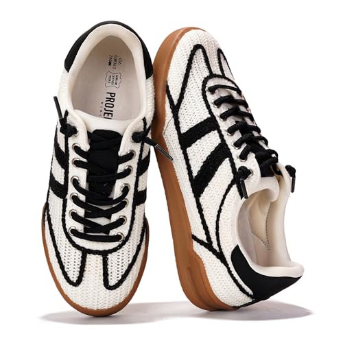 Project Cloud 100% Genuine Leather Casual Sneakers for Women - Memory Foam Insoles - Womens Shoes & Lightweight Women's Fashion Sneakers - Slip On Shoes for Women Footwear (Verdy,Raffia,6.5) | Amazon (US)