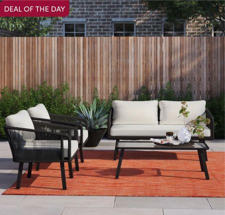 DEAL OF THE DAY outdoor patio set 

#LTKSeasonal #LTKhome #LTKsalealert