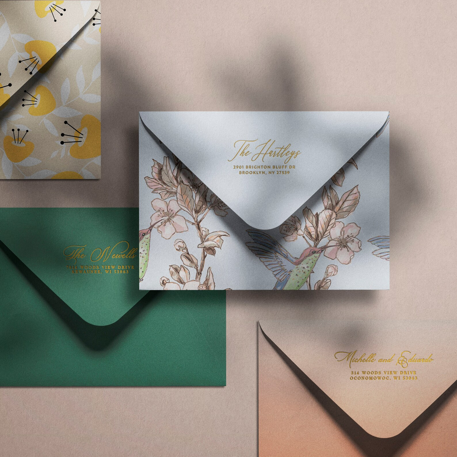 Elegant Return Address Stamp Wedding Stamp Save the Date - Etsy | Etsy (US)