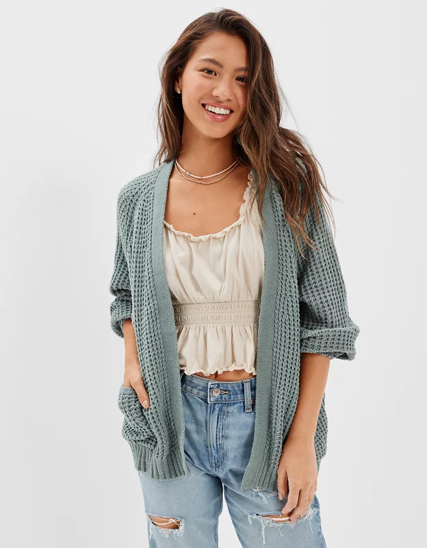 AE Chenille Cardigan | American Eagle Outfitters (US & CA)