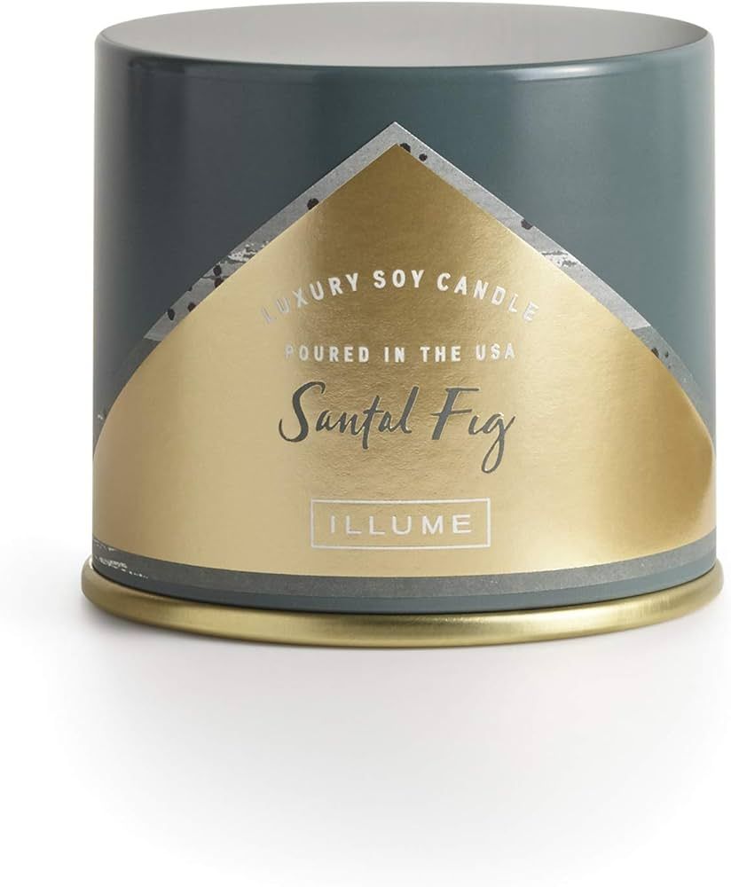 ILLUME Santal Fig Soy Candle, Vanity Tin, Green, 11.8 oz. | Amazon (US)