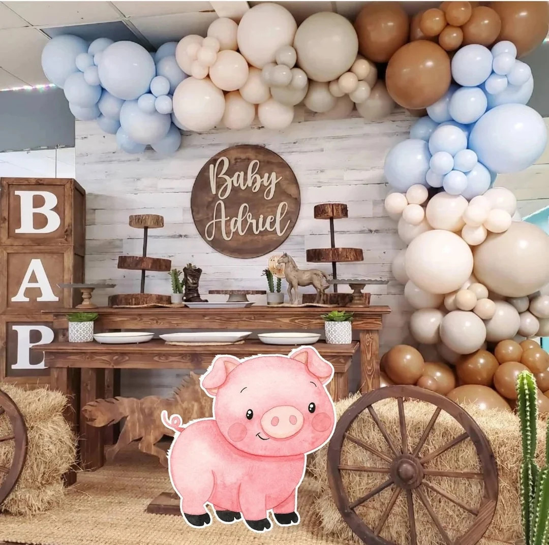 BIG DECOR FARM Birthday: Cutout Decor Farm Animals, Farm Printable Baby Shower, Birthday Party, D... | Etsy (US)
