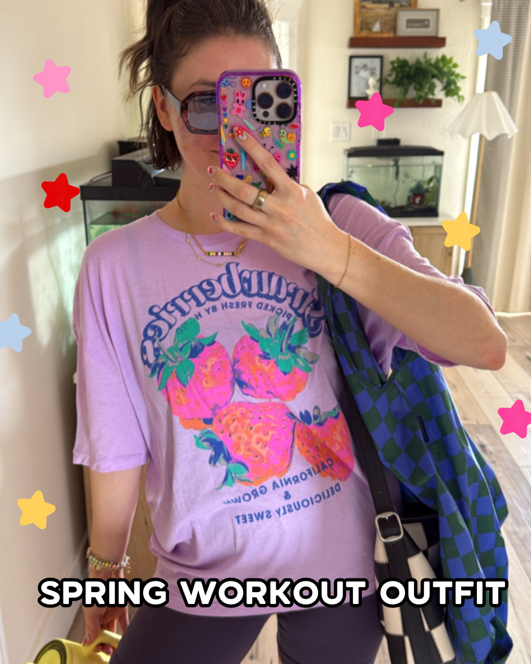 colorful tee (super affordable) for spring workouts or casual outfits // runs oversized, size down  

 #LTKSeasonal #LTKSaleAlert #LTKStyleTip