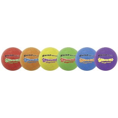 Champion Rhino Skin Super Squeeze Playground balls, set of 6 colors | Target