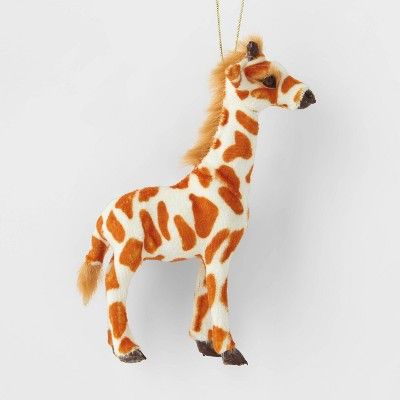 Faux Fur Giraffe Christmas Tree Ornament - Wondershop™ | Target