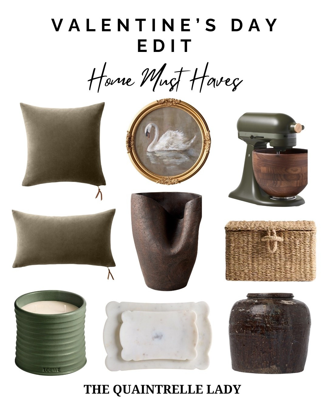 Pieces that quietly transform a space.
Earthy tones, sculptural accents, and refined textures that make a home feel collected, not decorated. These are the items that bring warmth, depth, and timeless charm.
🏡 Save for refined home inspiration you’ll come back to. #LTKValentines #ValentinesEdit #ChicGifting #RefinedLiving