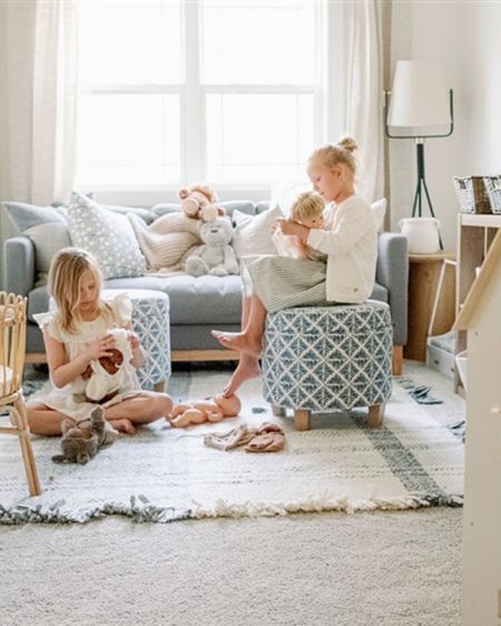 Adding a space dedicated to toys was one of our best choices! We utilized this upstairs loft space to turn into a playroom with all affordable finds and it’s perfect. The rug and storage ottoman are both under $100! 

Playroom, area rug, storage ottoman, toys, kids room, organization 

#LTKstyletip #LTKkids #LTKhome