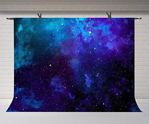 FUERMOR Space Stars Background 10x7ft Blue Starry Sky Photography Backdrop Studio Photo Props Roo... | Amazon (US)