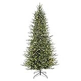 Amazon.com: Puleo International 9 Foot Pre-Lit Slim Balsam Fir Artificial Christmas Tree with 800... | Amazon (US)