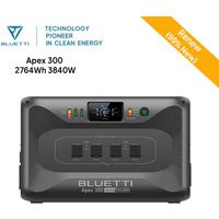 【Renew】BLUETTI Apex 300 Portable Energy Station 2764.8Wh LFP Solar Backup 3840W Continuous 7680W Peak Six AC Ports Dual Voltage Black Start For Home RV Emergency | AliExpress (US)