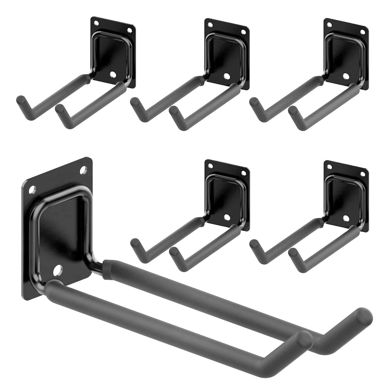 6 Packs 7.8inch Heavy Duty Garage Hooks, Garage Storage Organizer for Tool Organization, Shed Met... | Amazon (US)