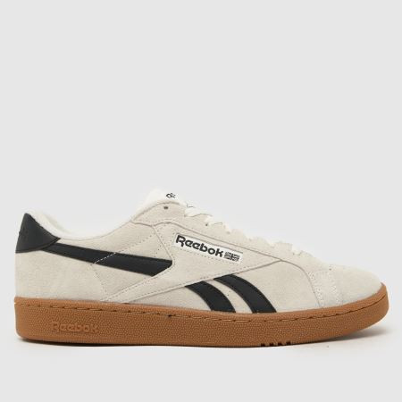 Mens White & Black Reebok Club C Grounds Trainers | schuh | Schuh