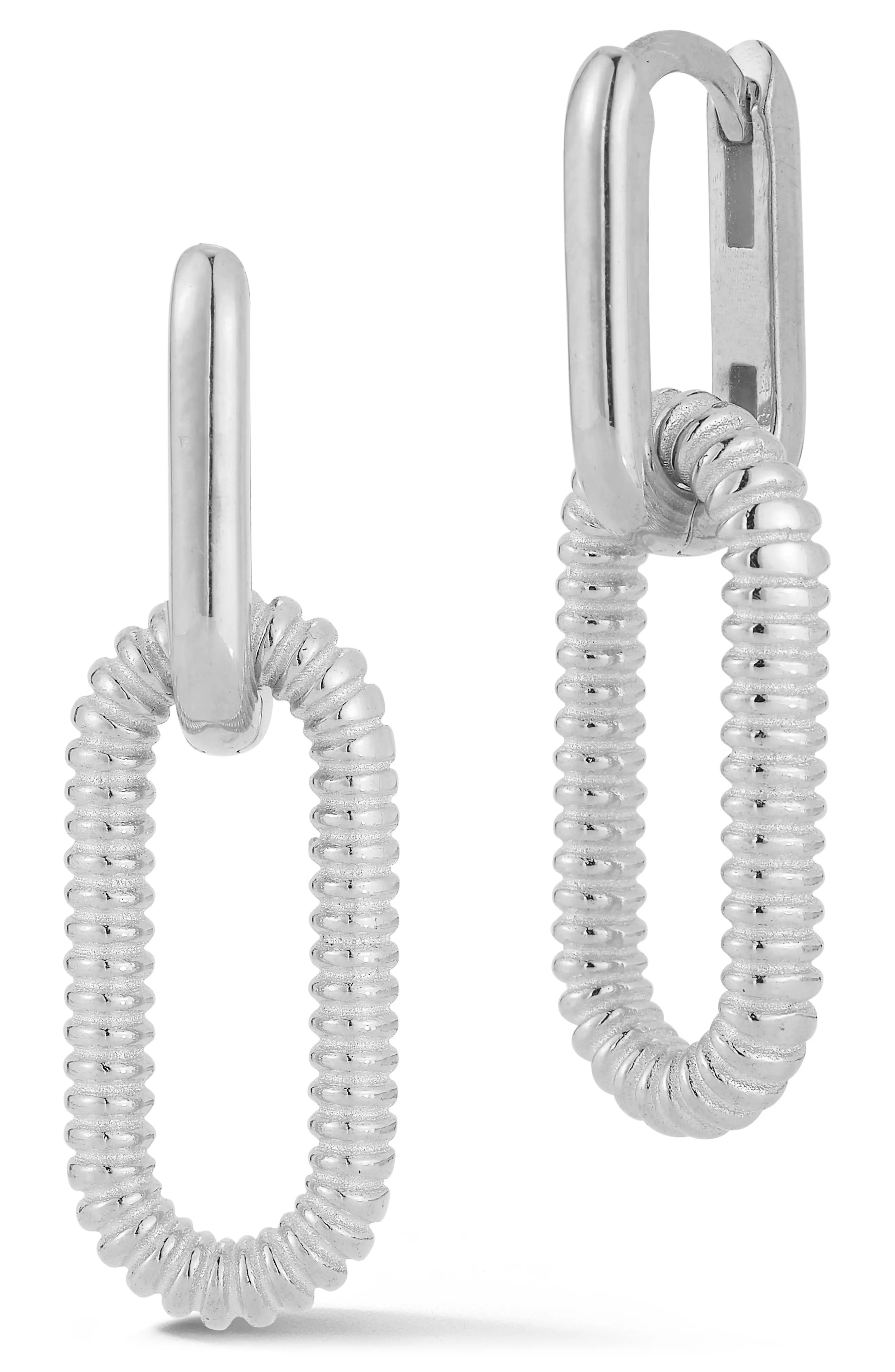CHLOE AND MADISON Link Drop Earrings (Women) | Nordstromrack | Nordstrom Rack