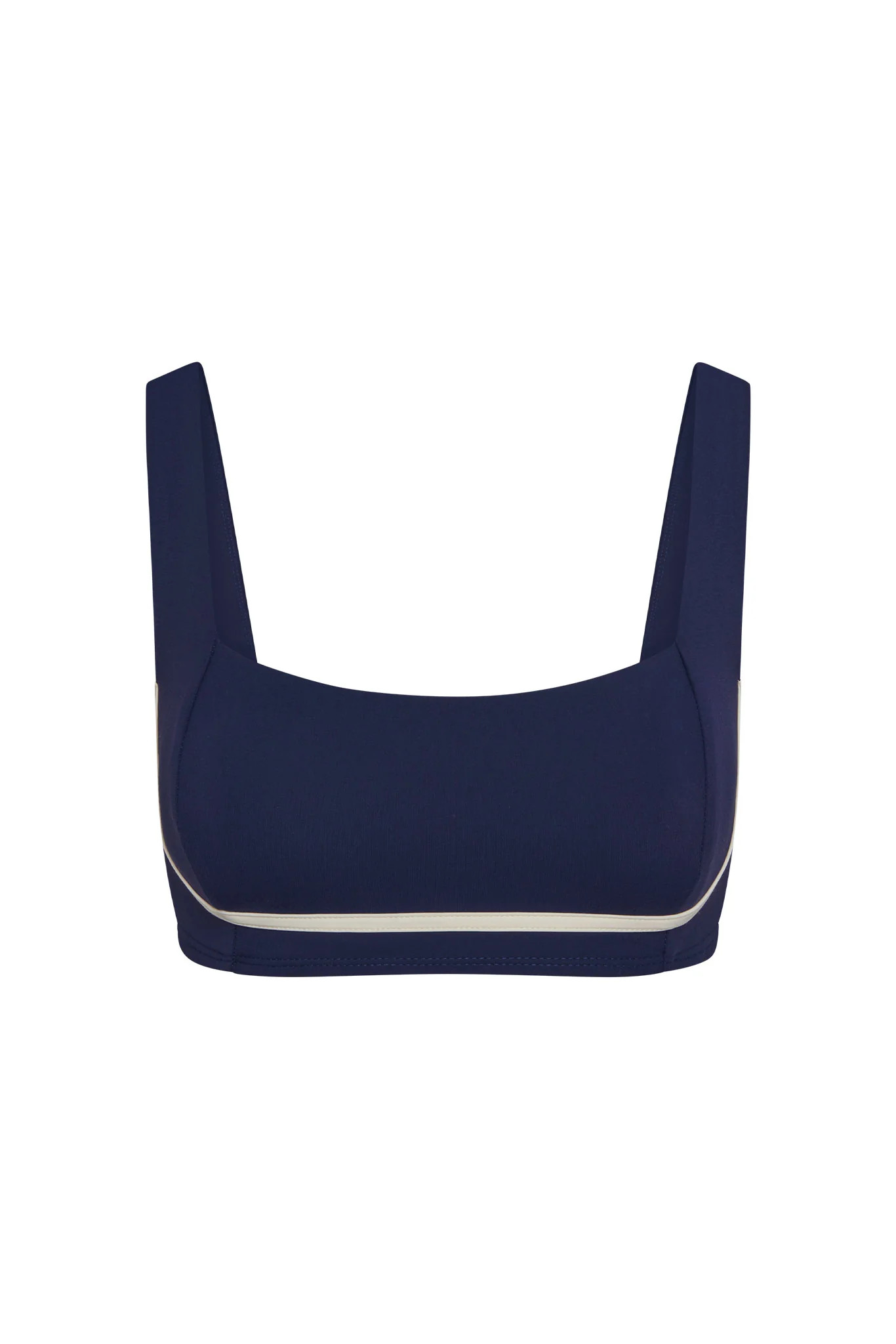 Zion Bra - Midnight/Ivory Jersey | Monday Swimwear