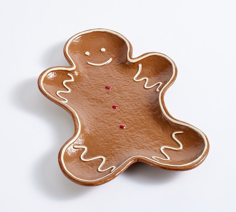 Mr. Spice Gingerbread Stoneware Serving Platter | Pottery Barn (US)