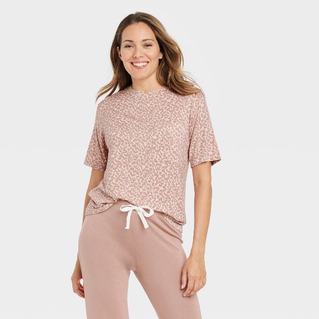 Women's Beautifully Soft Short Sleeve Sleep T-Shirt - Stars Above™ | Target