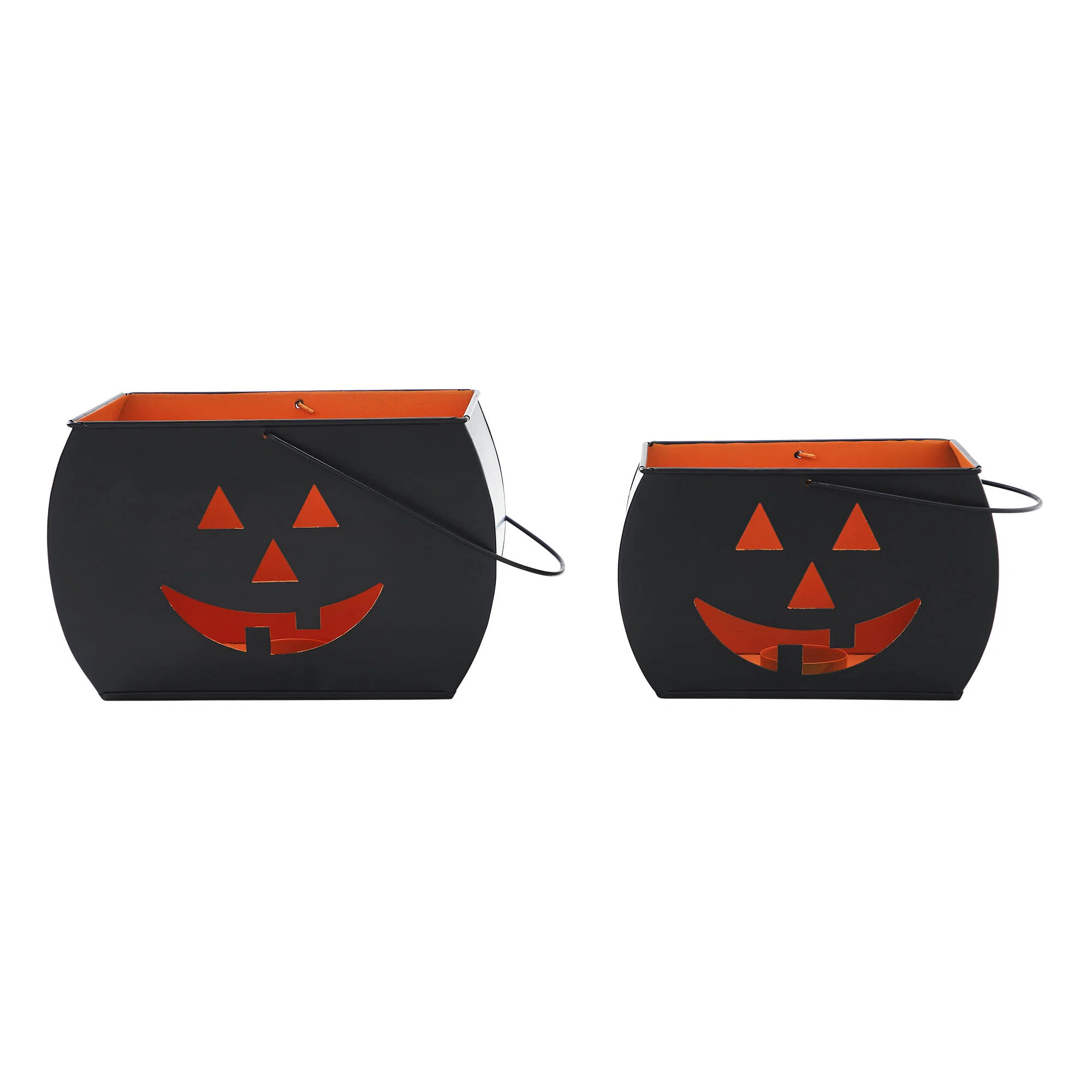 Tealight Holders Trick Or Treat Set of 2 | Wayfair North America