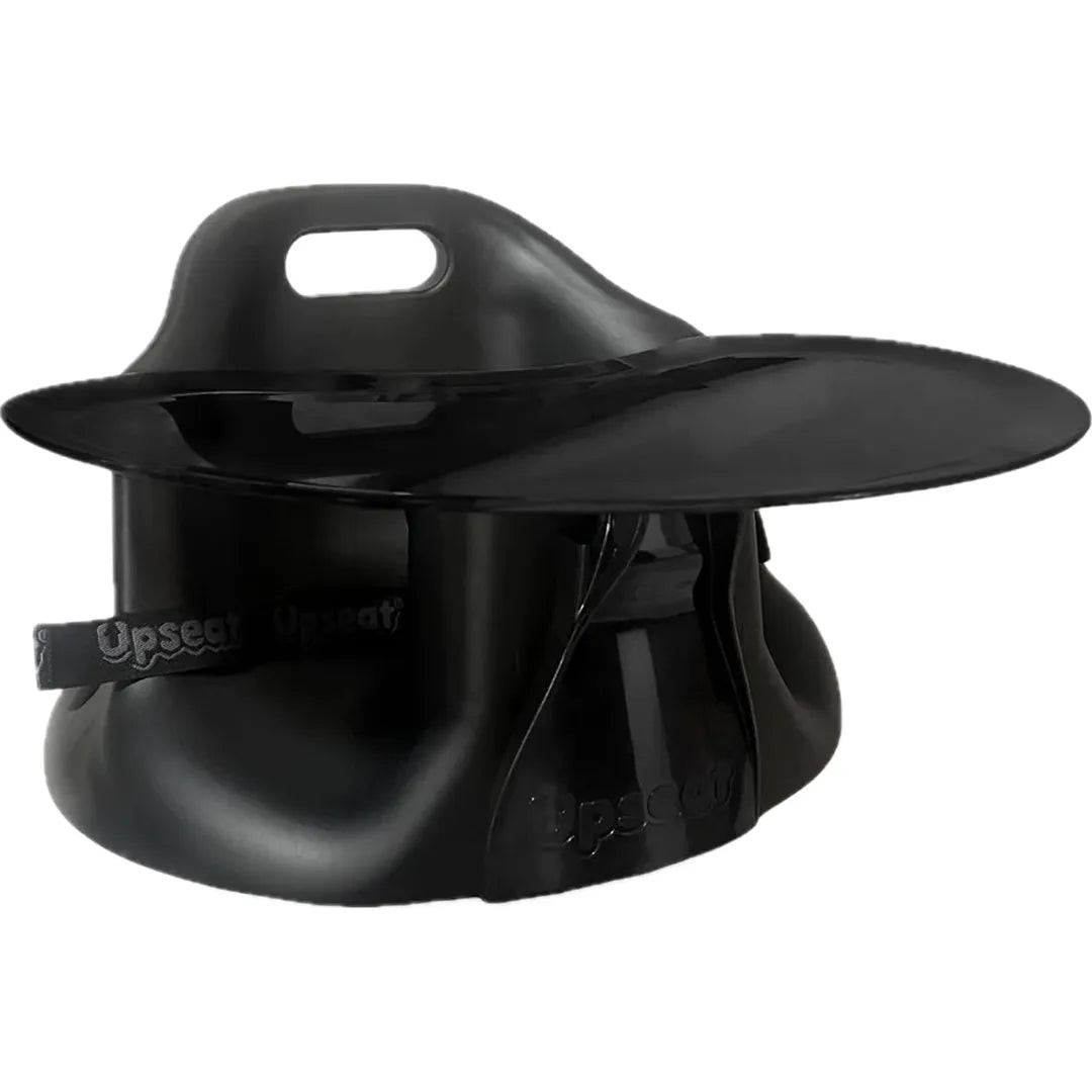 Upseat Baby Floor & Booster Seat with Tray - Black | REBEL (formerly Rebelstork)