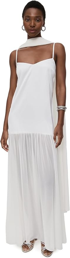 Dalia Maxi Dress ~ Ivory Luxe Satin | Amazon (US)