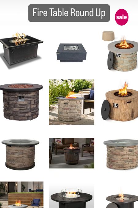 It’s a great time to buy a fire table for the backyard or patio.  Some are on sale!

#LTKSeasonal #LTKhome #LTKsalealert
